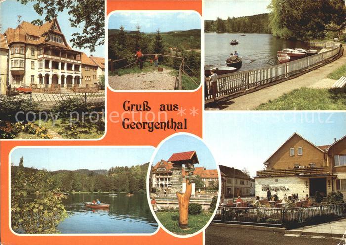 Georgenthal Hotel Deutscher Hof Schwabhaeuser Kopf Anleger Hammerteich FDGB Erho