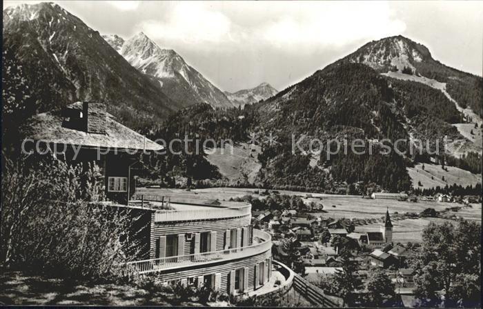 Bad Oberdorf Panorama Hoehenluftkurort Allgaeuer Alpen