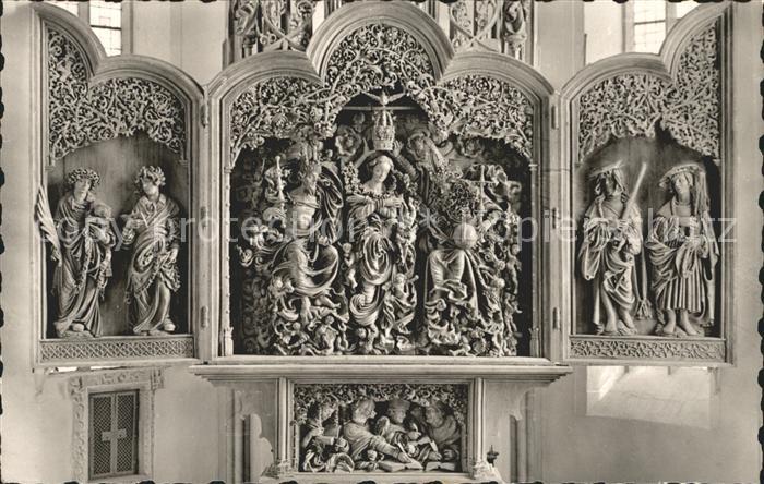 Breisach Rhein Stephansmuenster Hochaltar Schrein des Meisters HL 1526 Schnitzer