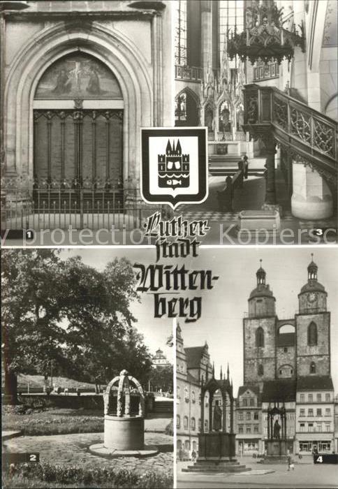 Wittenberg Lutherstadt Thesentuer Schlosskirche Augusteum Luthers Grab Marktplat