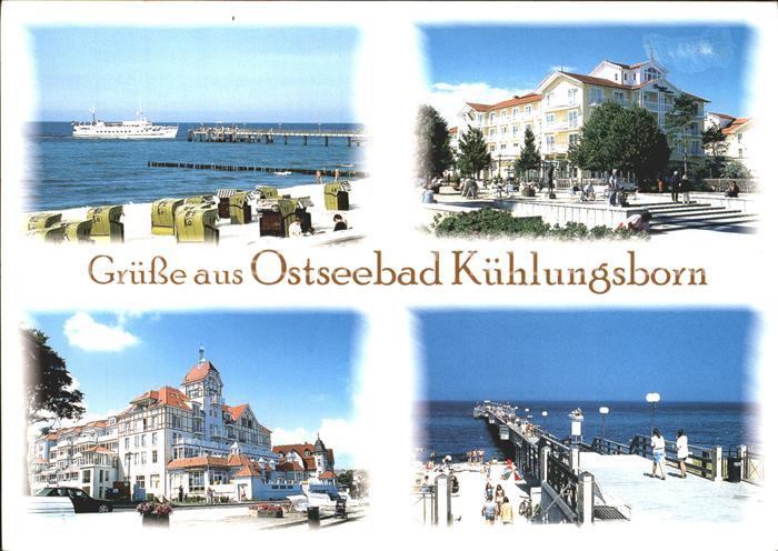 Kuehlungsborn Ostseebad Seebruecke Faehre Hotel Restaurant Strand
