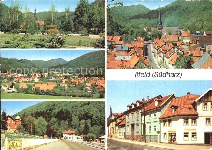 Ilfeld Suedharz Kurpark Hotel Netzkater Blick vom Steinberg Ilgerstrasse