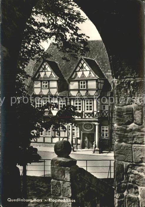 Quedlinburg Harz Klopstockhaus