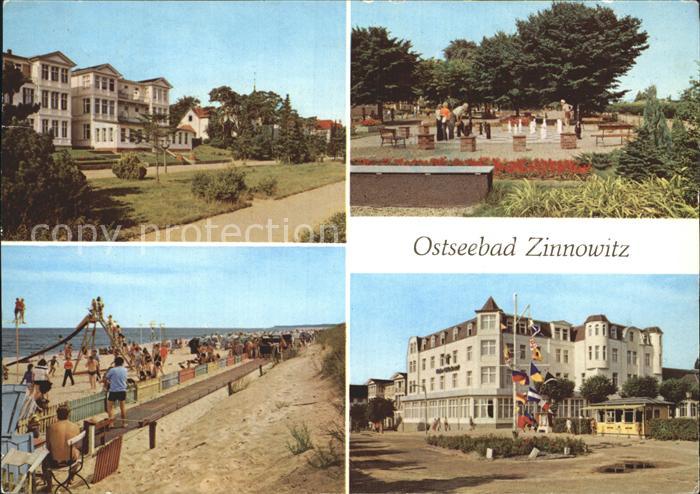 Zinnowitz Ostseebad Promenade der Voelkerfreundschaft Minisportanlage Kegelbahn