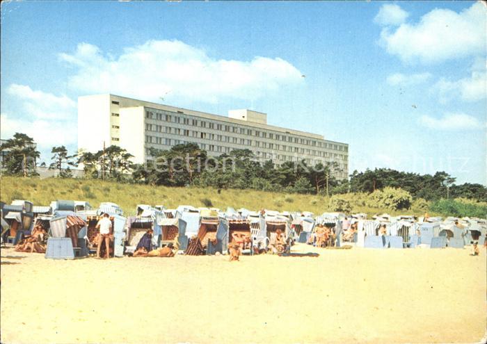 Zinnowitz Ostseebad FDGB Feriendienst IG Wismut Ferienheim Roter Oktober Strand