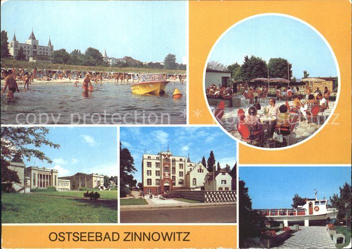 Zinnowitz Ostseebad Strand Boulevard Cafe Kulturhaus Ferienheim IG Wismut Tradit