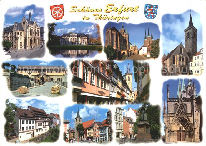 ERFURT CITY Sehenswuerdigkeiten der Stadt