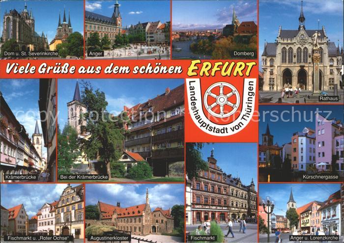 ERFURT CITY Sehenswuerdigkeiten der Stadt