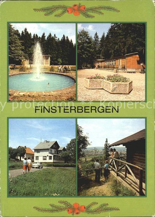 Finsterbergen Freilichtbuehne Springbrunnen Naturpark Huellrod Baude Cafe Waldsc