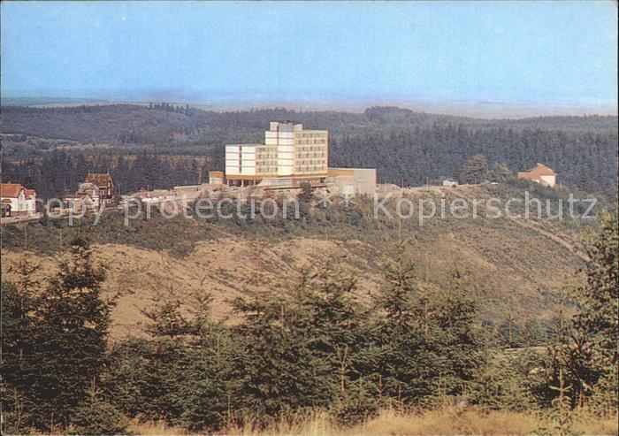 Finsterbergen Blick zum FDGB Erholungsheim Wilhelm Pieck