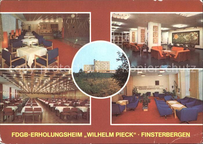 Finsterbergen FDGB Erholungsheim Wilhelm Pieck Innenansichten