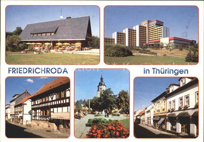 Friedrichroda Heuberghaus am Rennsteig Berghotel Hauptstrasse Kirche