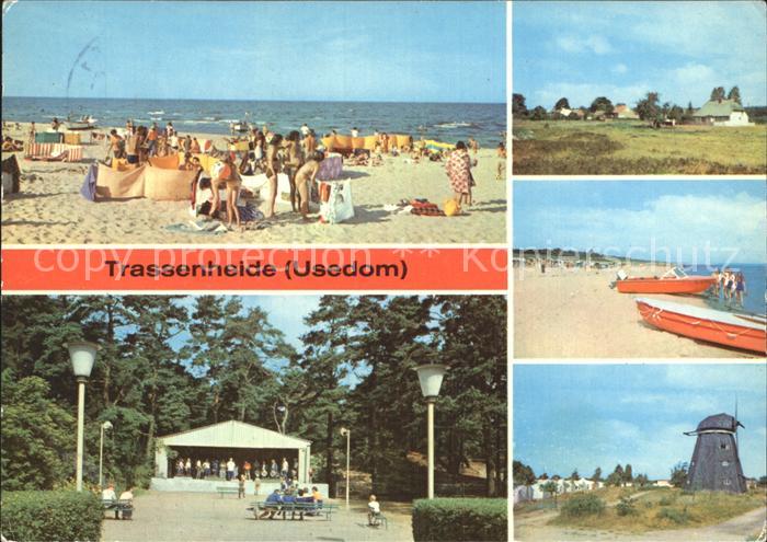 Trassenheide Usedom Strand Musikpavillon Muehle Jugenderholungszentrum
