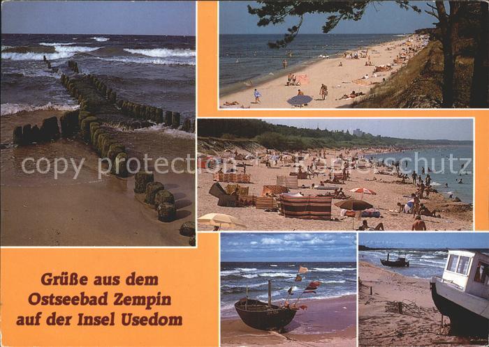 Zempin Strand Insel Usedom