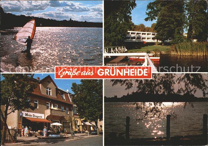 Gruenheide Mark Windsurfen Peetzsee Erholungsheim Haus am Werlsee Heide Drogerie
