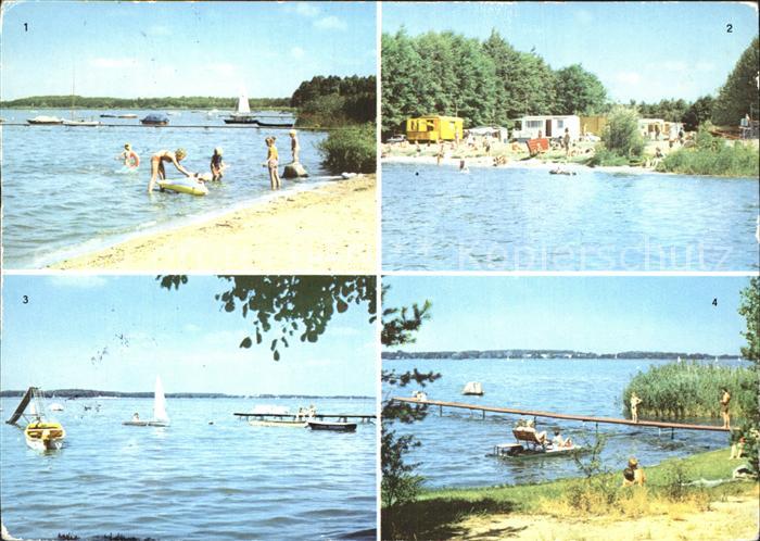 Schwielochsee Badestellen in Pieskow Niewisch Campingplatz und Speichrow