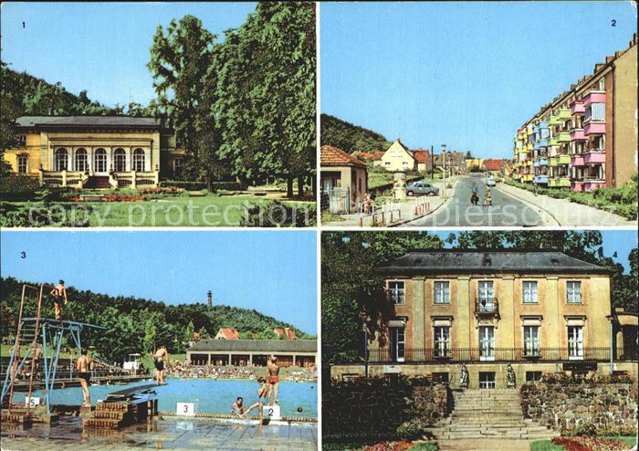 Bad Freienwalde Kurhaus Beethoven Strasse Schwimmstadion Parkrestaurant