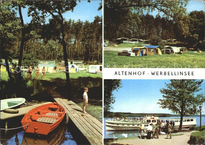 Werbellinsee-Altenhof Campingplatz Bootsanleger