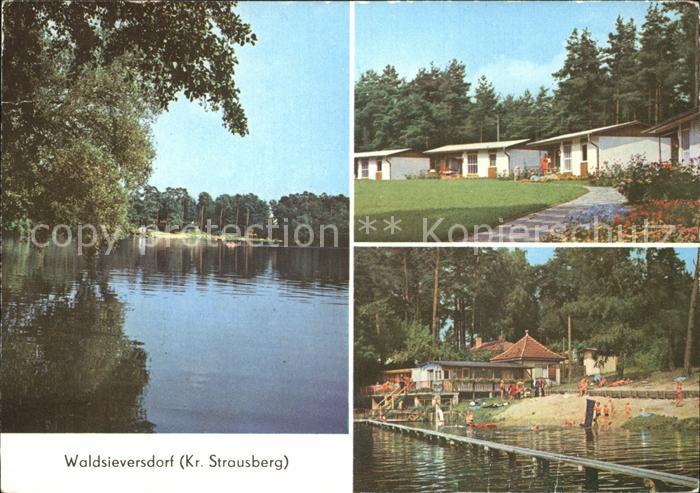 Waldsieversdorf Daebersee Bungalows Erholungszentrum AHB Volksbad