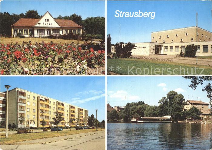 Strausberg Brandenburg HO Gaststaette Haus der NVA Neubauter Josef Zettler Ring