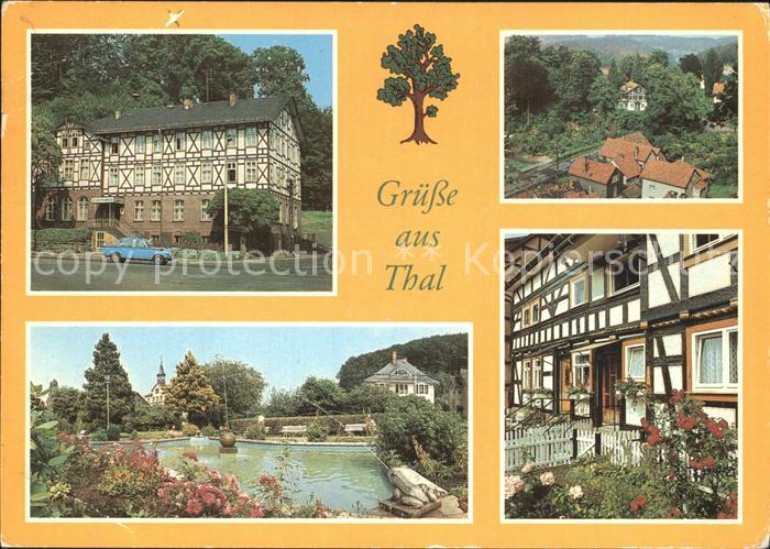 Thal Ruhla FDGB Erholungsheim Tempelchen Kurpark Fachwerkhaus