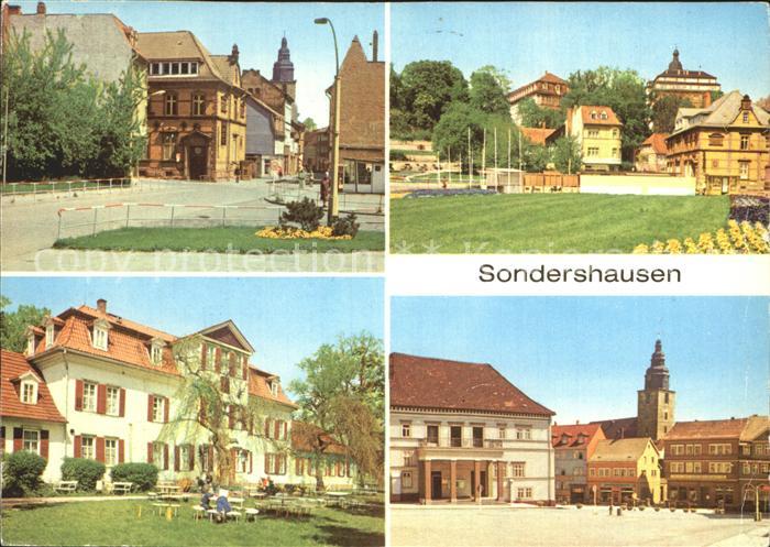 Sondershausen Thueringen Wilhelm Pieck Strasse Schloss HOG Zum Possen Rathaus