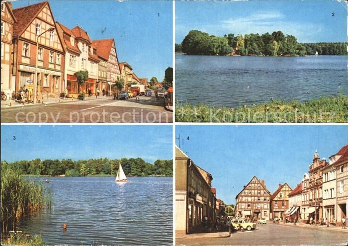 Kyritz Brandenburg Johann Sebastian Bach Strasse Untersee Platz der Einheit