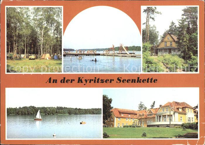 Wusterhausen Dosse Campingplatz Kyritzer See Strandbad Bork Gaststaette Bantikow