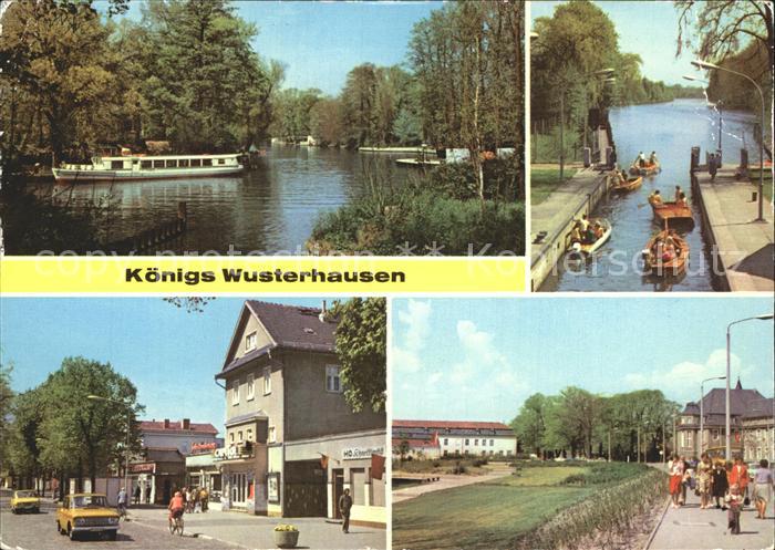 Koenigs-Wusterhausen OT Neue Muehle Schleuse Dahme Bahnhofstrasse Ernst Thaelman