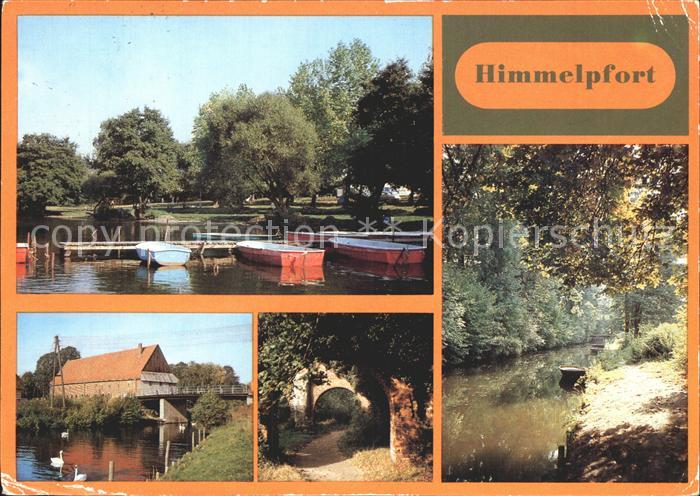 Himmelpfort Bootshafen Stolpsee Brauhaus Kloster Ruine Muehlenfliess zum Haussee