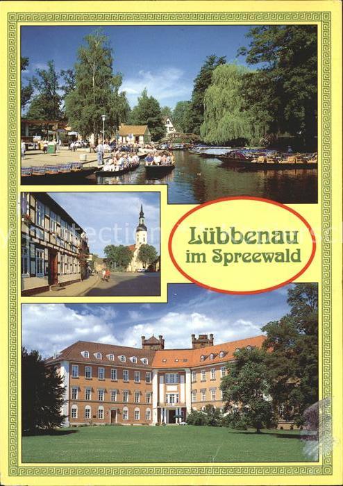 Luebbenau Spreewald Hafen Rathaus Kirche Schloss