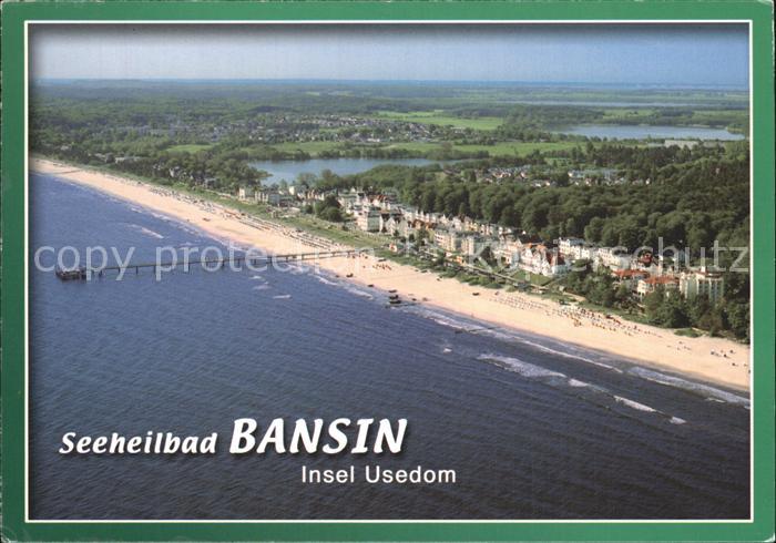 Bansin Ostseebad Insel Usedom Fliegeraufnahme