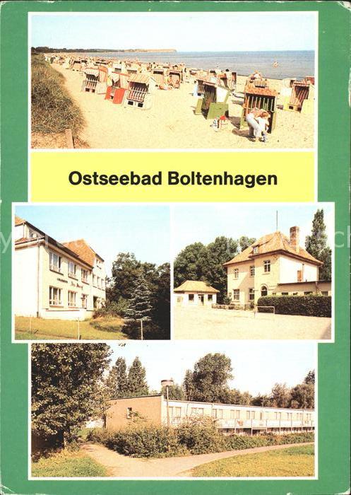 Boltenhagen Ostseebad Strand Ferienheim Post FDGB Urlauberdorf