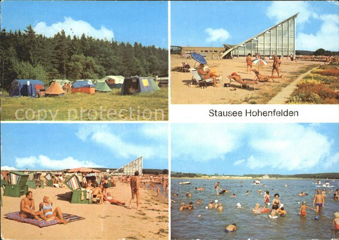 Hohenfelden Stausee Badestrand Erholungszentrum Campingplatz