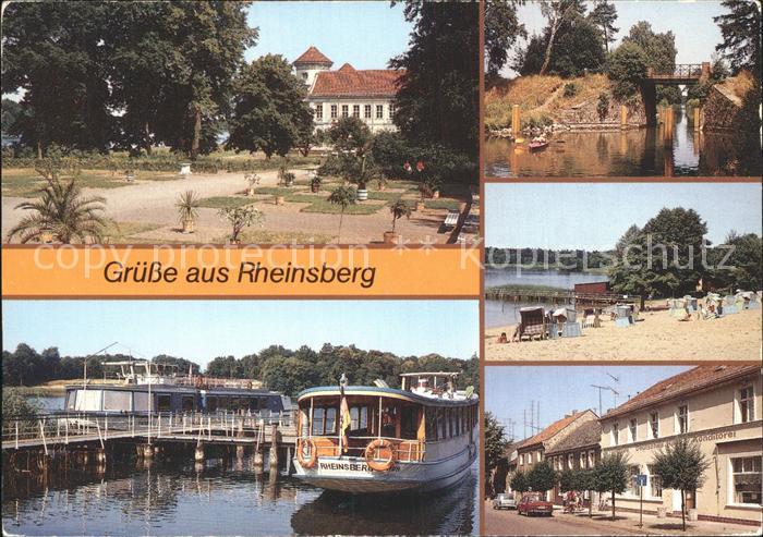 Rheinsberg Orangerie Schlosspark Anlegestelle Weisse Flotte Schlabornbruecke Fre