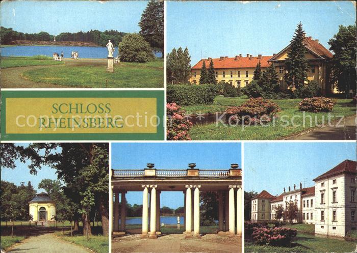 Rheinsberg Grienericksee Kavaliershaus Pavillon Schlosspark Kolonnaden Obelisk