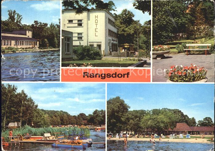 Rangsdorf Seebad Casino Rangsdorfer See Hotel Freibad Campingplatz