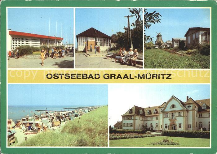Graal-Mueritz Ostseebad Broilergaststaette Cafe Ferienobjekt Strandperle Strand