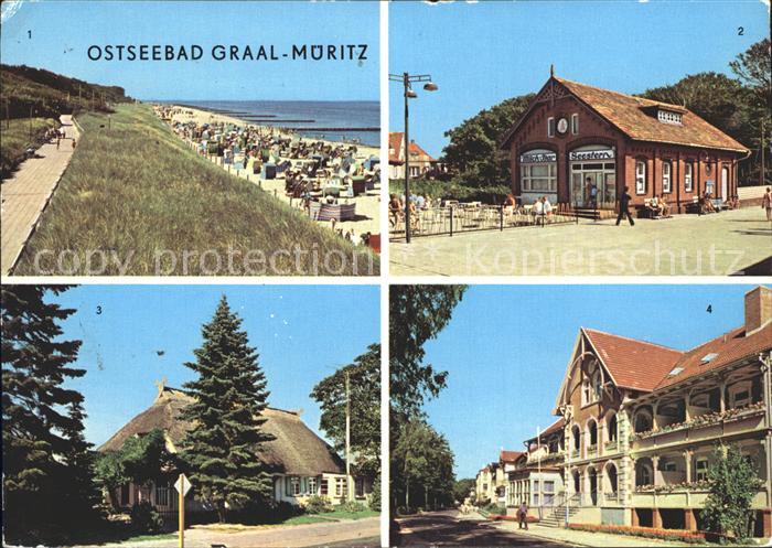 Graal-Mueritz Ostseebad Strand Milchbar Seestern Gaertnerische Produktions Genos
