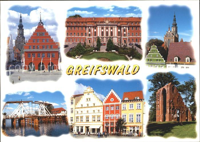 Greifswald Mecklenburg Vorpommern Sehenswuerdigkeiten der Universitaetsstadt