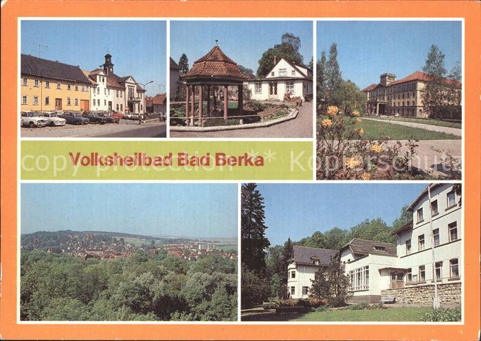 Bad Berka Markt Goethebrunnen Kurmittelhaus Zentralklinik Sanatorium