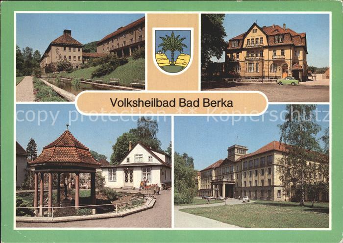 Bad Berka Sanatorium HO Kurhotel Goethebrunnen Kurmittelhaus Zentralklinik