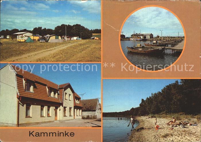 Kamminke Campingplatz Hafen Konsum Gaststaette Haffblick Strand