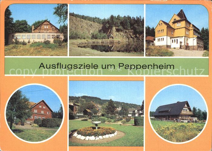 Pappenheim Thueringen Gaststaette Mommelstein Bergsee Hoehnberg FDGB Erholungshe