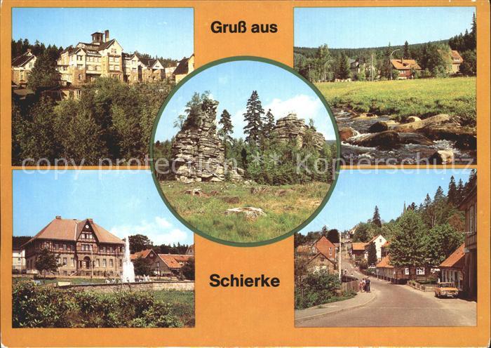 Schierke Harz FDGB Erholungsheim Bode Schnarcherklippen Kurpark Kirchberg
