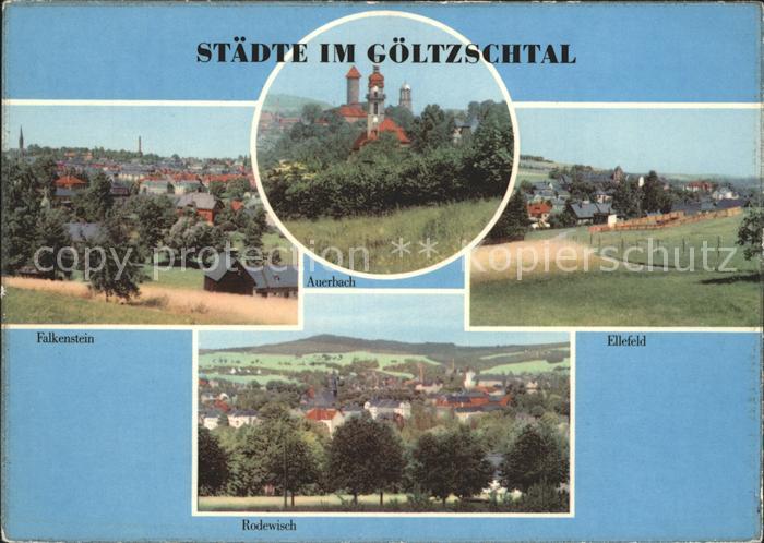Goeltzschtal Vogtland Staedte im Goeltzschtal