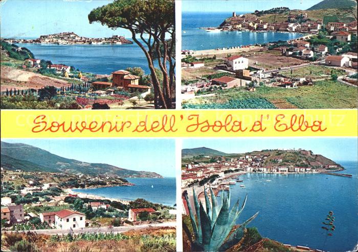 Isola d Elba Teilansichten Insel Elba Hafen