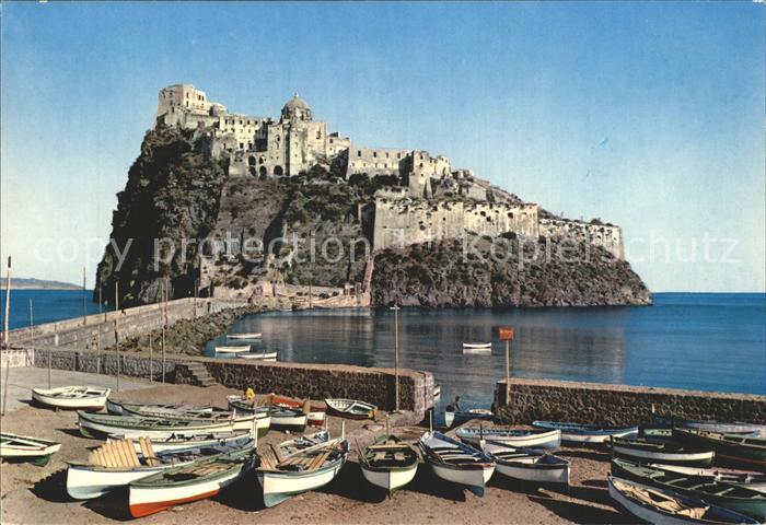 Ischia Castello Aragonese Schloss der Aragonier