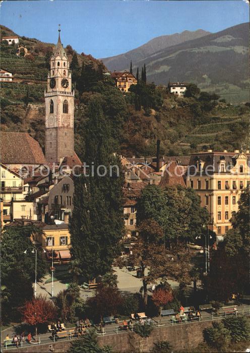 Merano Meran Passeggiata con la Parrocchia Kurpromenade Pfarrkirche
