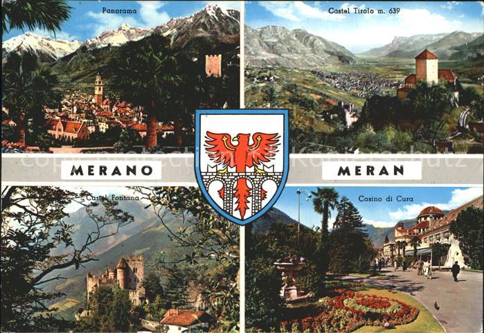 Meran Merano Panorama Texelgruppe Schloss Tirol Brunnenberg Kurhaus